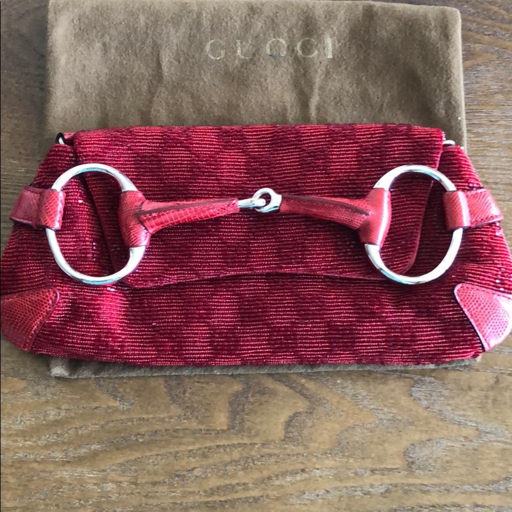 RARE Gucci Tom Ford era vintage crystal beaded bag